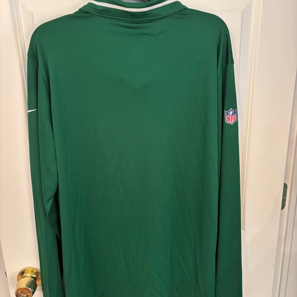 Men’s Nike Dri-Fit New York Jets Long Sleeved Polo - Picture 7 of 8